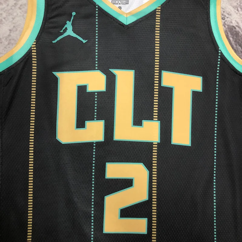 2023  Charlotte Hornets Basketball Jersey   city version #2  BALL