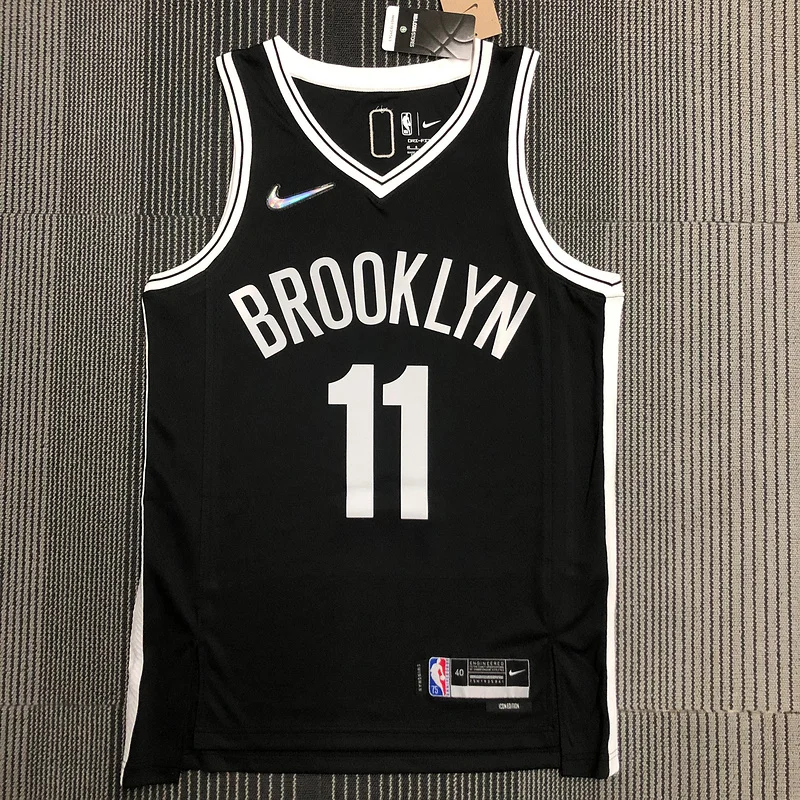 75th anniversary Brooklyn Nets Basketball jersey Black #11 IRVING