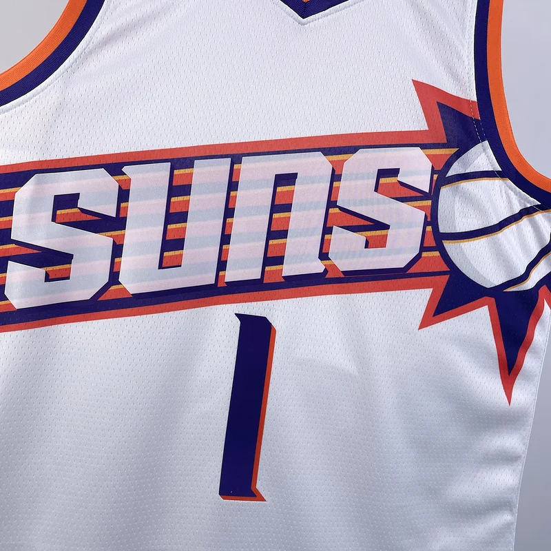 2024 Season NBA Phoenix Suns Basketball jersey Home White #1 BOOKER