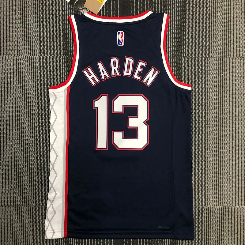 75th anniversary 2022 Season Brooklyn Nets Basketball jersey city version #13 HARDEN