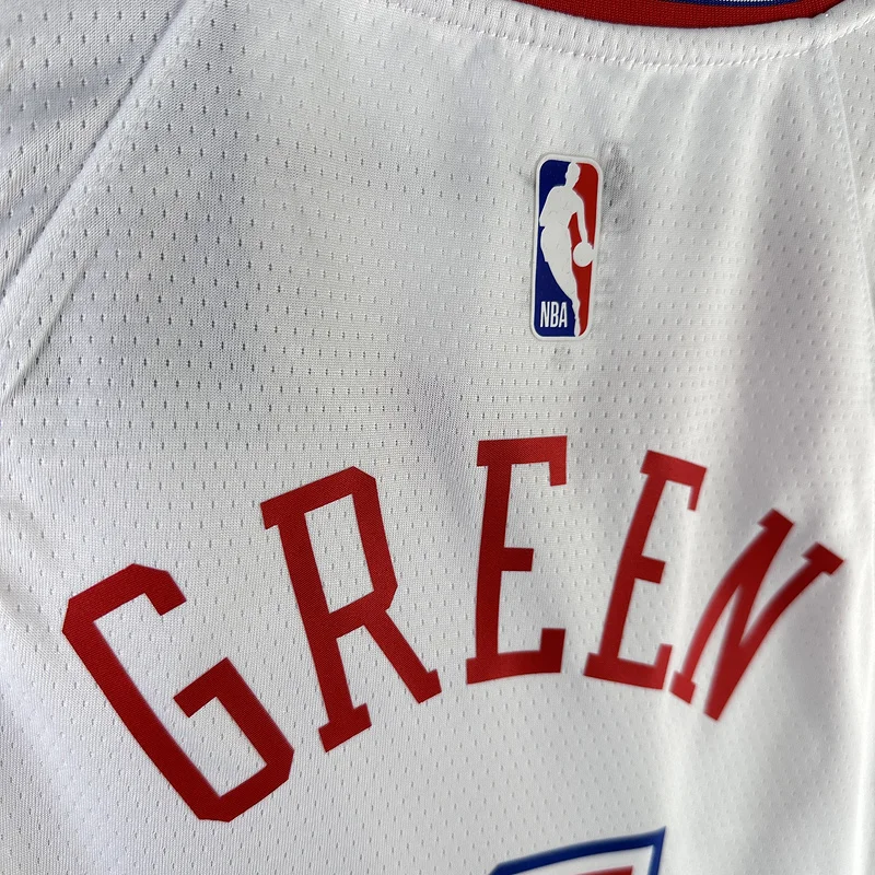 2024 Houston Rockets Basketball Jersey city version #4 GREEN