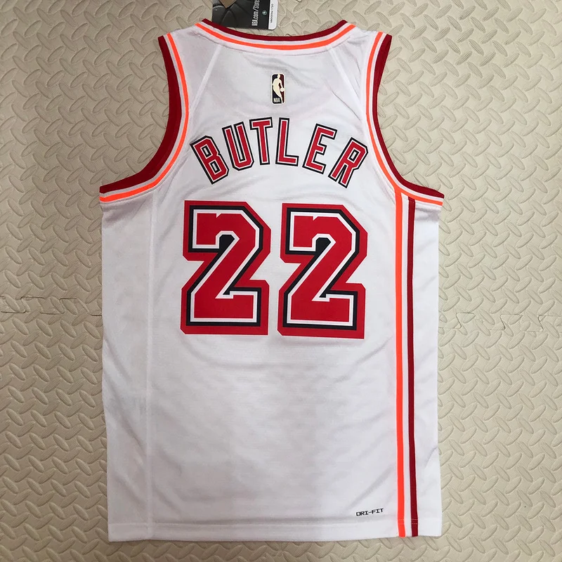 2023 SeasonNBA Miami Heat basketball jersey Retro #22 BUTLER