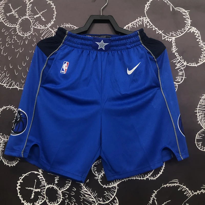 NBA Dallas Mavericks basketball Blue Shorts