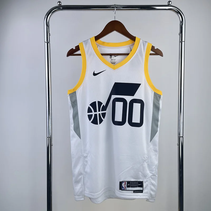 2023 Utah Jazz Basketball Jersey Home White #00 CLARKSON