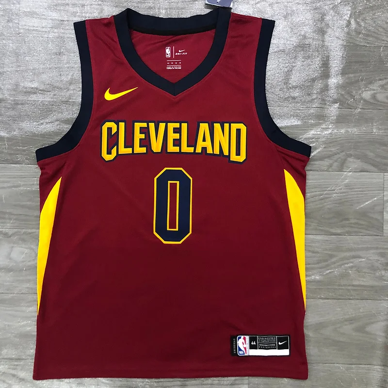 2017 Cleveland Cavaliers Basketball Jersey Red #0 LOVE