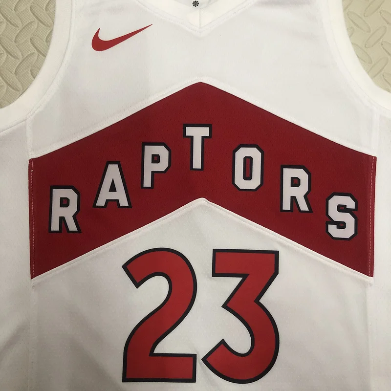 2023 NBA Toronto Raptors Basketball Jersey Home White #23 VAMVLEET