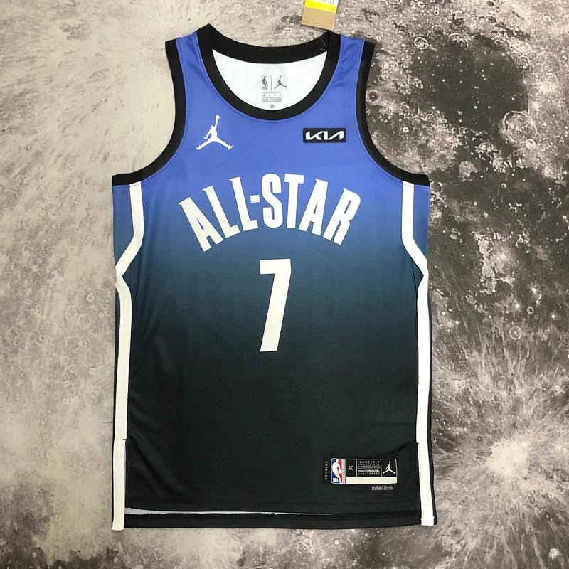 2023 Season NBA Boston Celtics Basketball Jersey All-Star Blue #7 BROWN