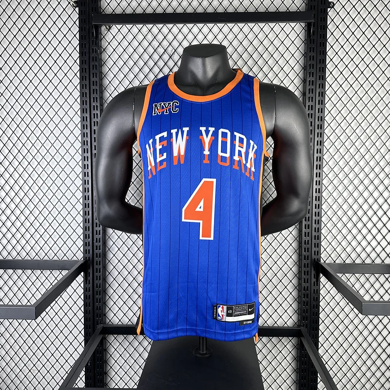 2024 New York Knicks Basketball Jersey city version #4 ROSE