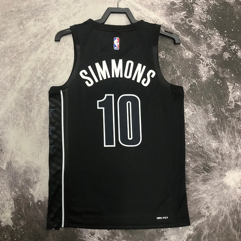 2023 Season Brooklyn Nets Basketball jersey Flyer style limited #10 SIMMONS