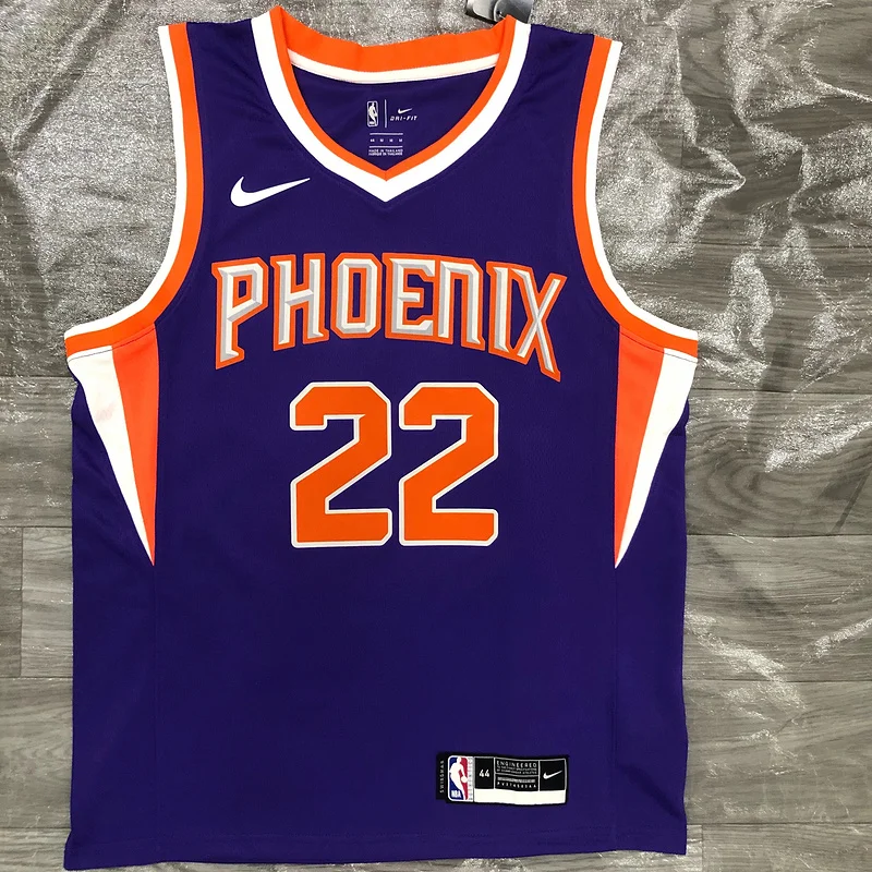 NBA Phoenix Suns Basketball jersey Purple #22 AYTON