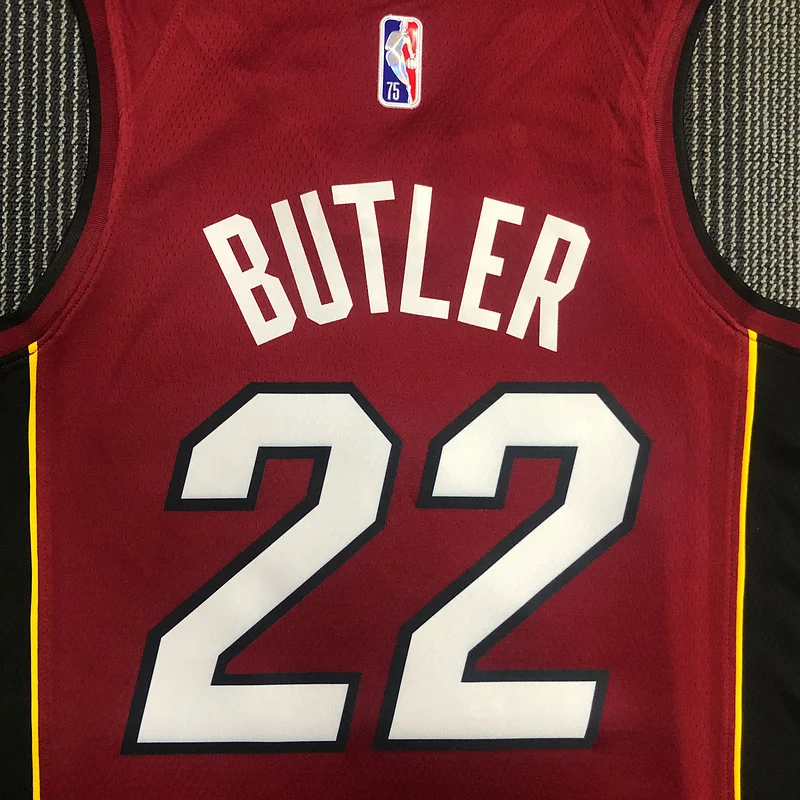 75th anniversary NBA Miami Heat basketball jersey trapeze limited #22 BUTLER