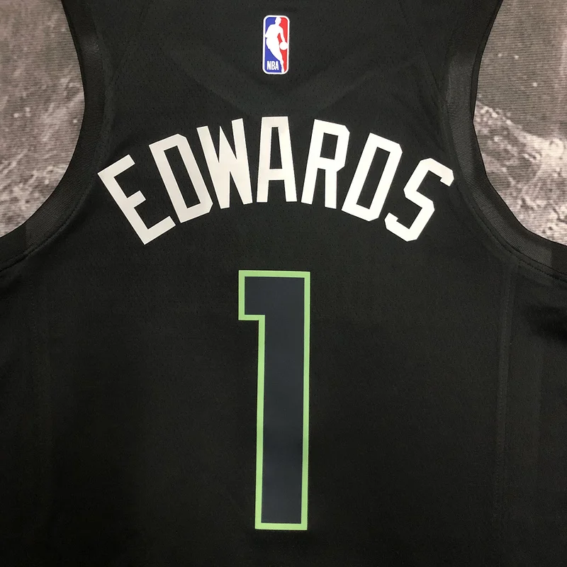 2023 Minnesota Timberwolves Basketball Jersey trapeze limited #1 EDWARDS