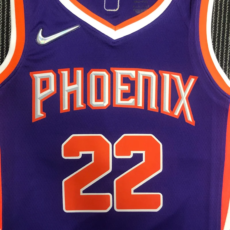 75th anniversary NBA Phoenix Suns Basketball jersey Purple #22 AYTON