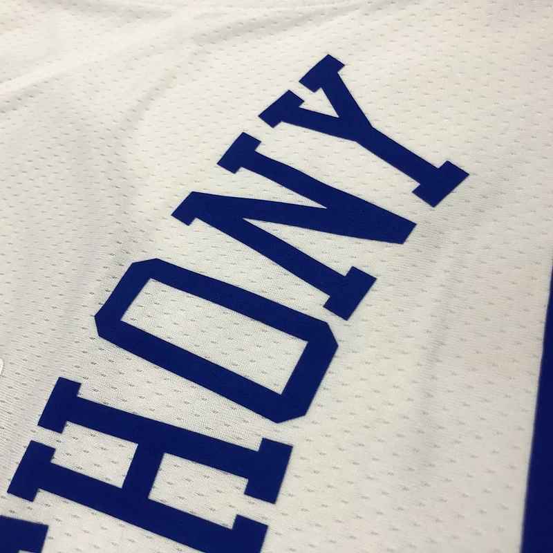 New York Knicks Basketball Jersey White #7 ANTHONY