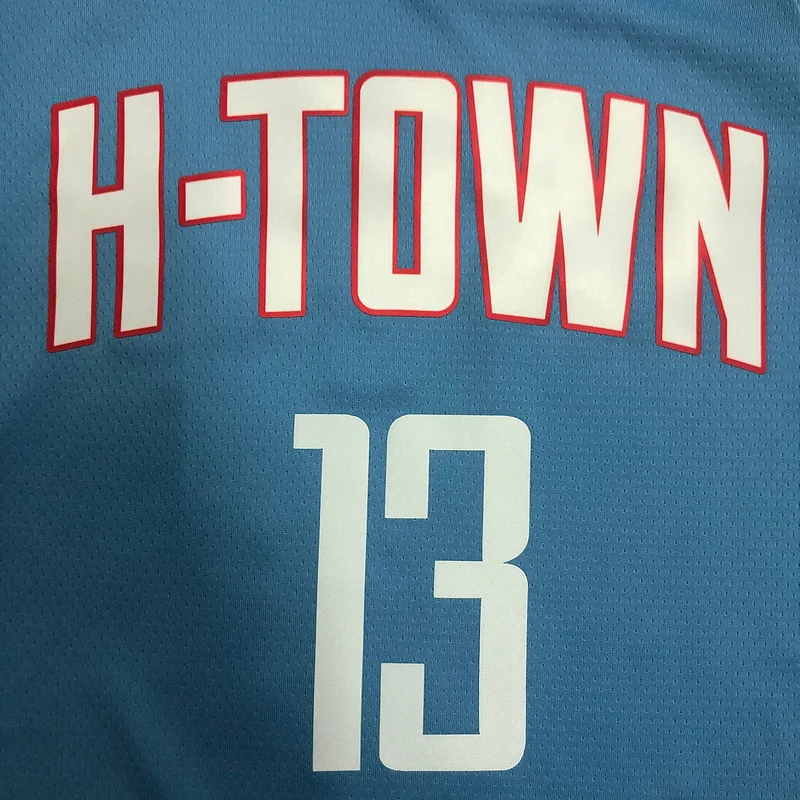 2021 Houston Rockets Basketball Jersey city version Blue #13 HARDEN