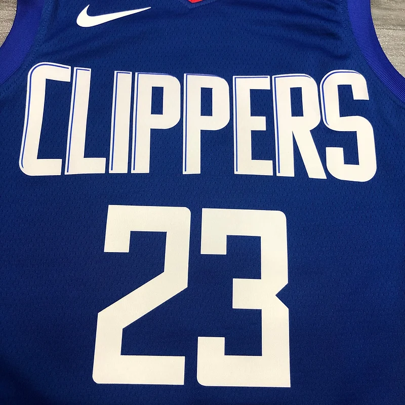 2020 Season NBA Los Angeles Clippers Basketball jersey  limited   Blue  #23   WILLIAMS