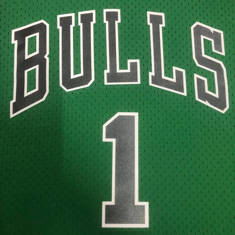 MN Hot Print Retro NBA Chicago Bulls Basketball jersey 2008 2009 Season #1 ROSE