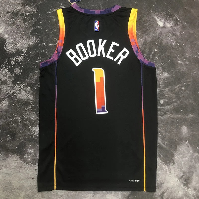 2023 Season NBA Phoenix Suns Basketball jersey trapeze limited #1 BOOKER