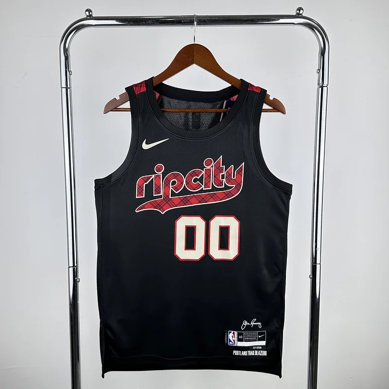 2024  Portland Trail Blazers Basketball Jersey   city version  #00   HENDERSON