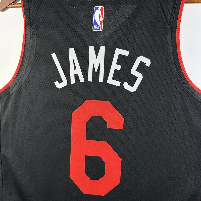 2024 Season NBA Miami Heat basketball jersey city version #6 JAMES