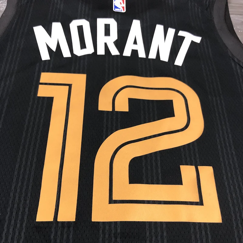 2021 Season NBA Memphis Grizzlies Basketball Jersey city version #12 MORANT