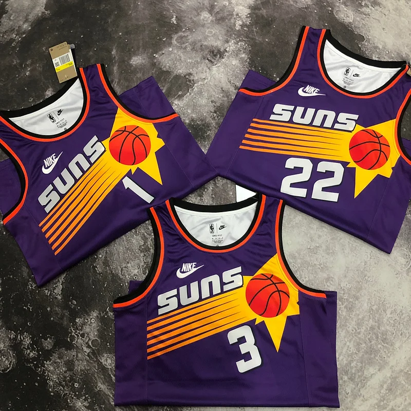 2023 Season NBA Phoenix Suns Basketball jersey Retro #22 AYTON