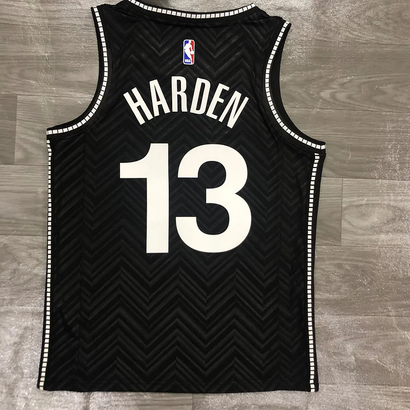 2021 Season Brooklyn Nets Basketball jersey bonus edition #13 HARDEN