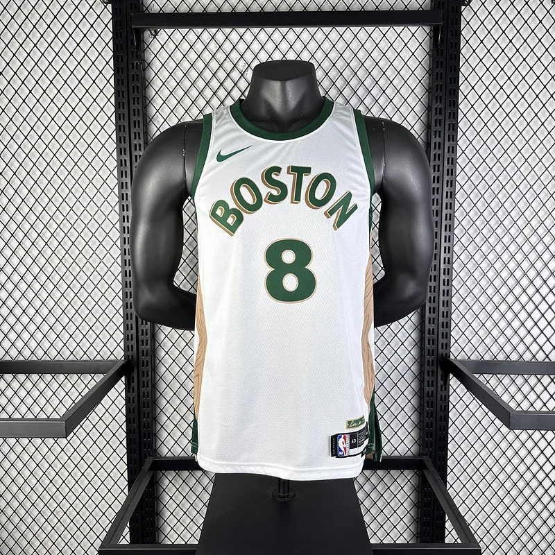 2024 Season NBA Boston Celtics Basketball Jersey city version #8 PORZINGIS