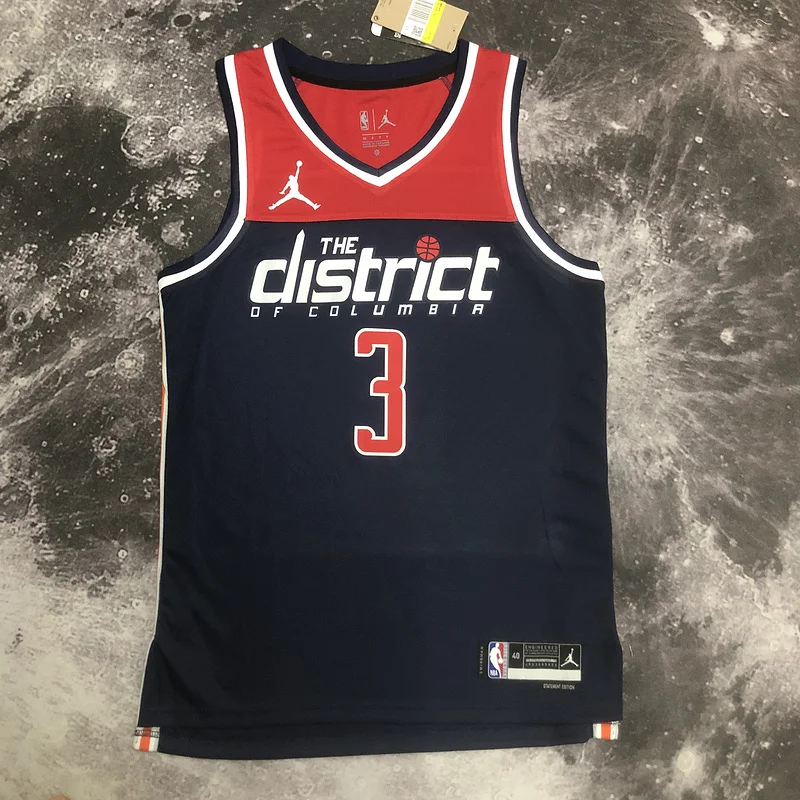 2023  Washington Wizards Basketball Jersey   trapeze  limited  #3    BEAL