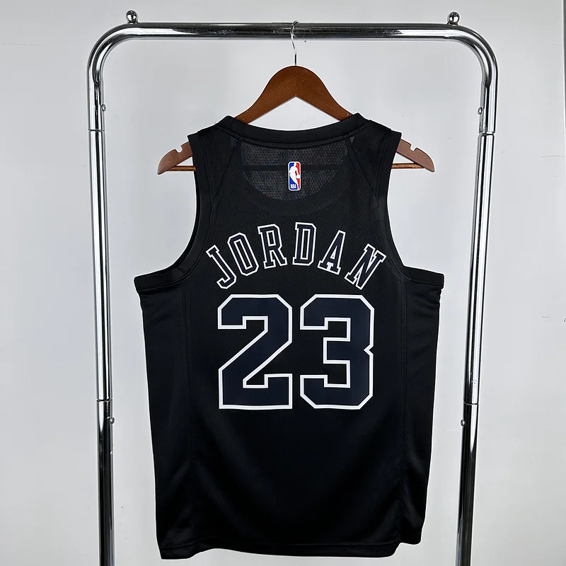 NBA Chicago Bulls Basketball jersey black Honor version #23 Jordan