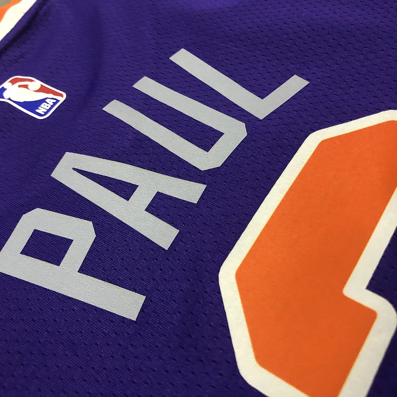 NBA Phoenix Suns Basketball jersey Purple #3 PAUL