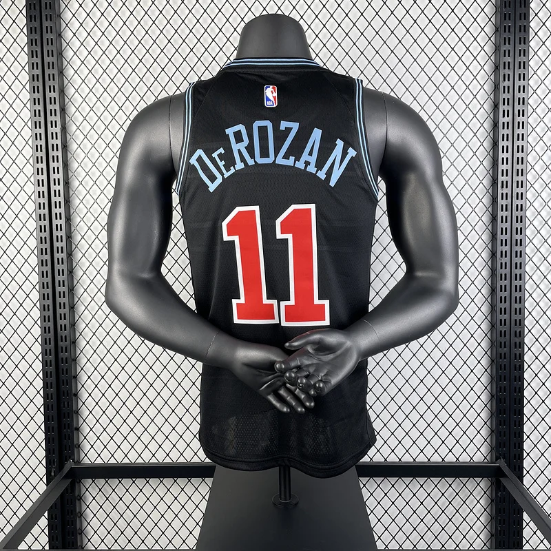 2019 Season NBA Chicago Bulls Basketball jersey City version #11 DeROZAN