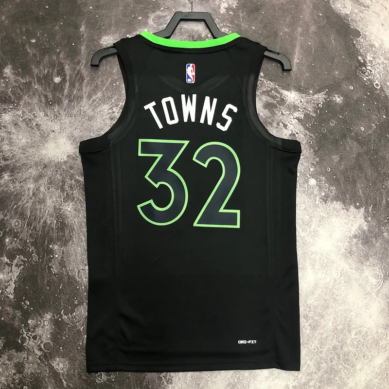 2023 Minnesota Timberwolves Basketball Jersey trapeze limited #32 TOWNS