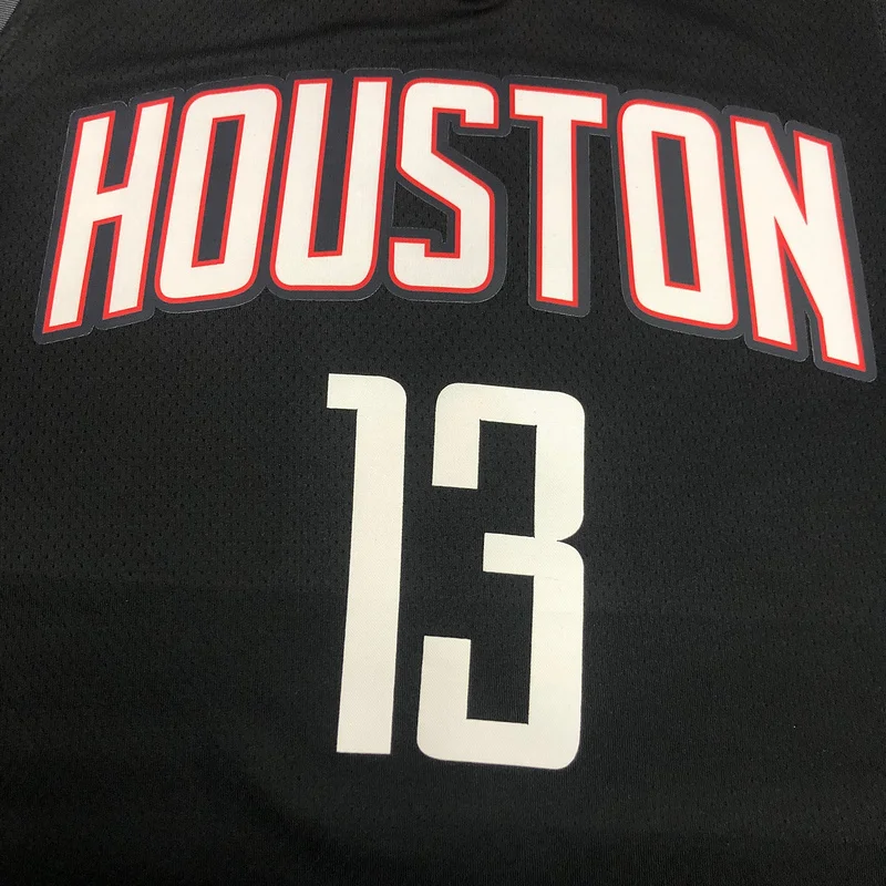 2021 Houston Rockets Basketball Jersey Jordan Style limited city version Black #13 HARDEN