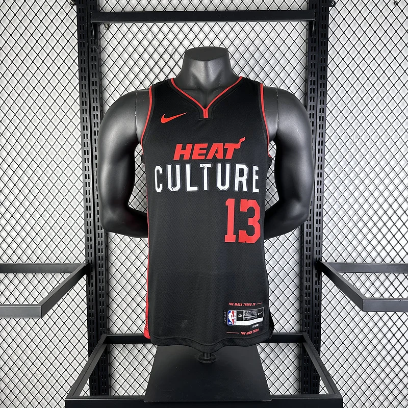 2024 Season NBA Miami Heat basketball jersey city version #13 ADEBAYO