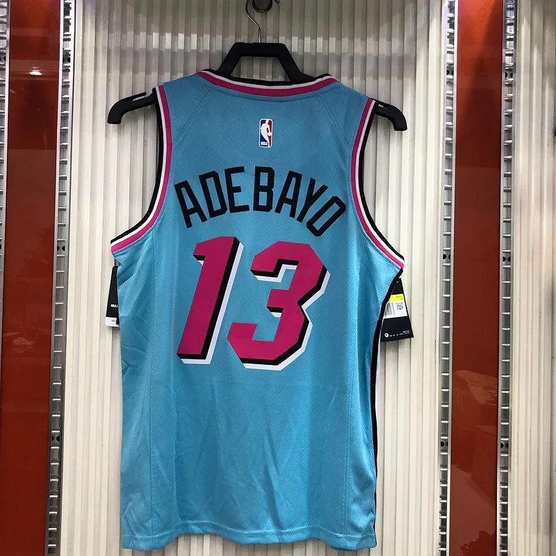 NBA Miami Heat basketball jersey round neck #13 ADEBAYO