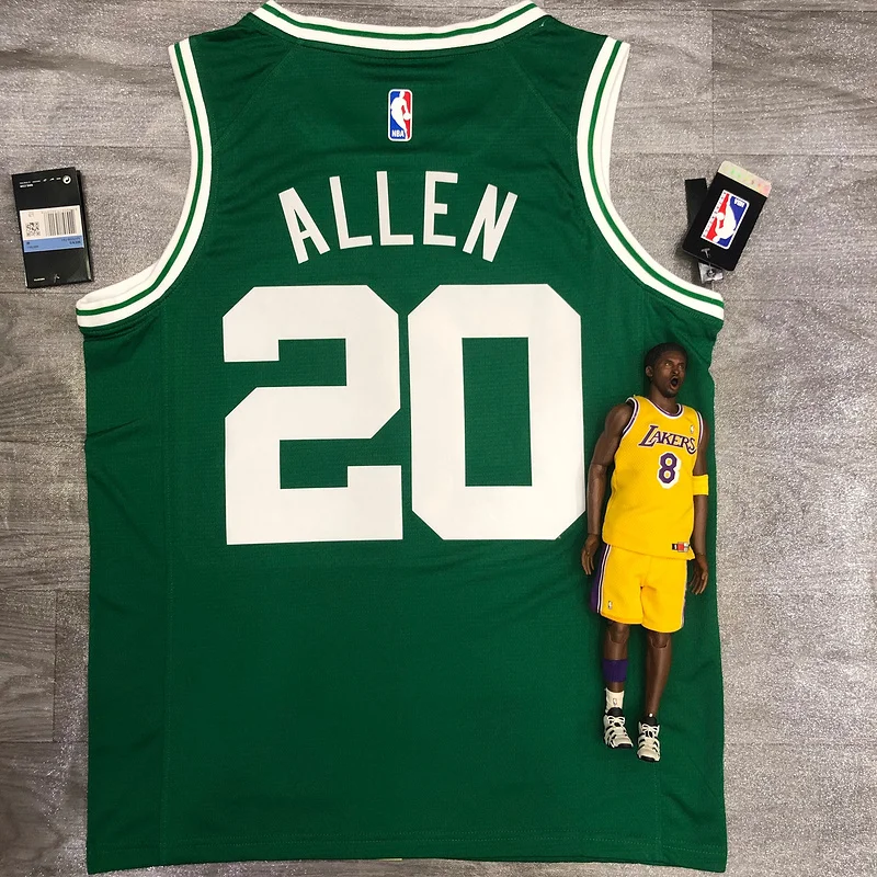 NBA Boston Celtics Basketball Jersey Retro Green #20 ALLEN