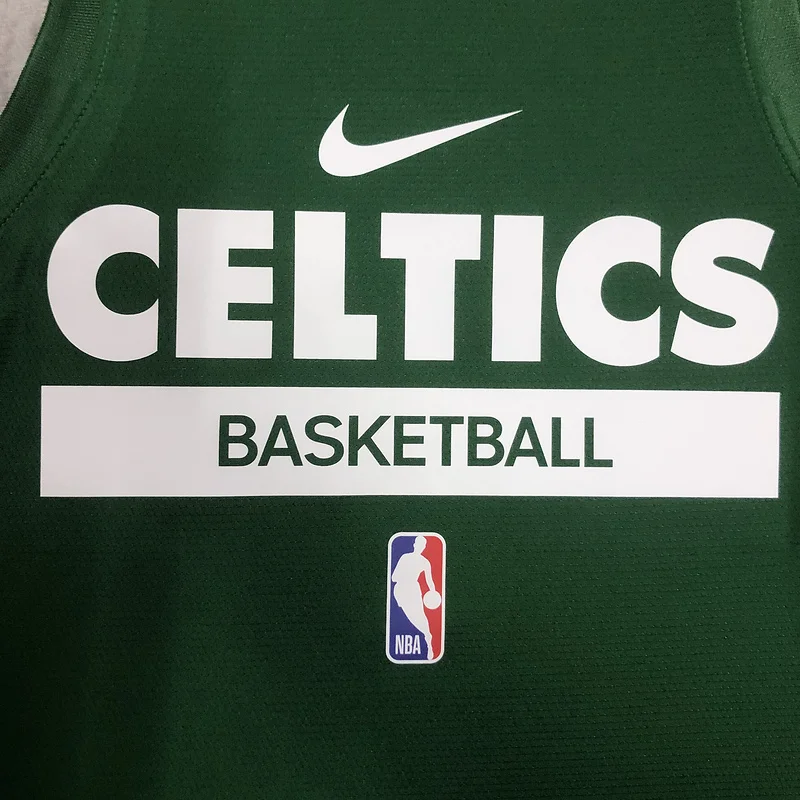 2023 Season NBA Boston Celtics Basketball Jersey Green training vest