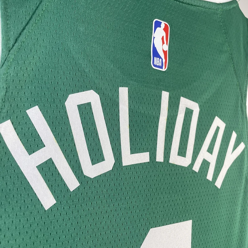 2023 Season NBA Boston Celtics Basketball Jersey away Green #4 HOLIDAY