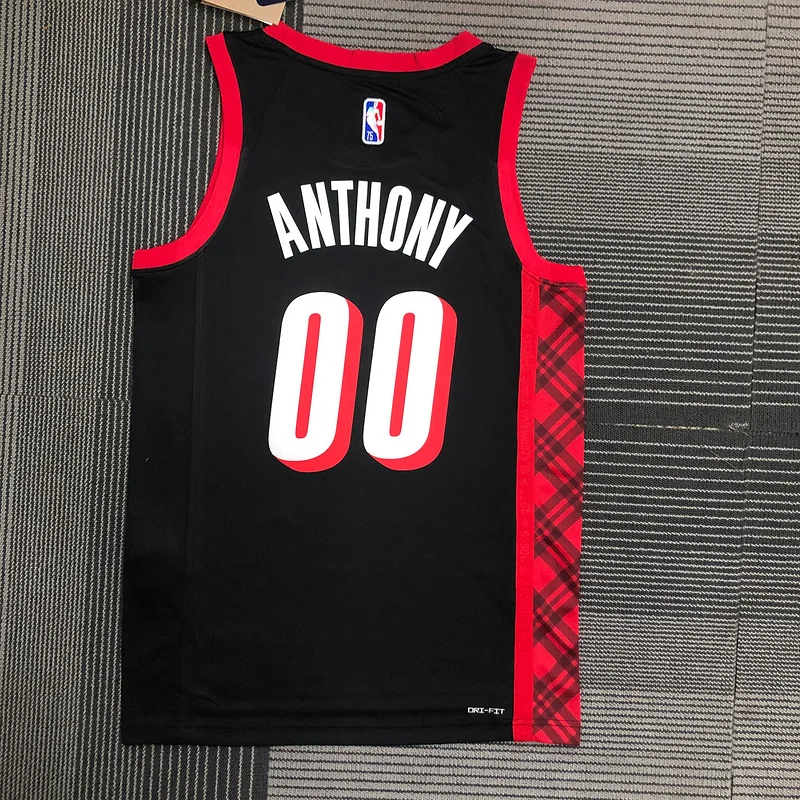 2022  Portland Trail Blazers Basketball Jersey   city version  #00   ANTHONY