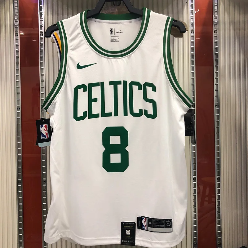 NBA Boston Celtics Basketball Jersey Retro White #8 WALKER