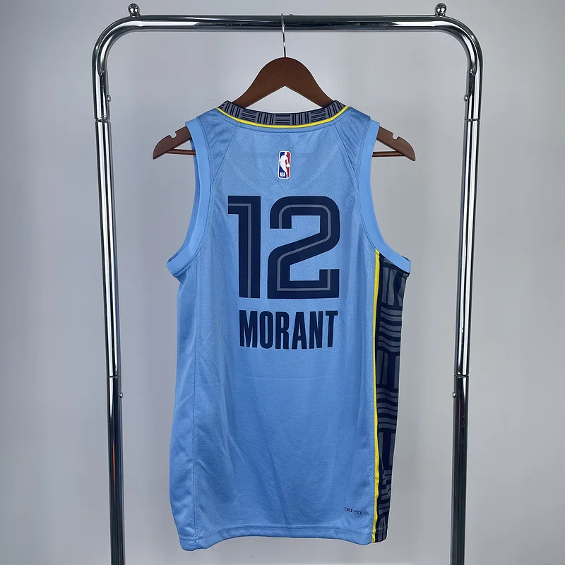 2023 Season NBA Memphis Grizzlies Basketball Jersey trapeze limited