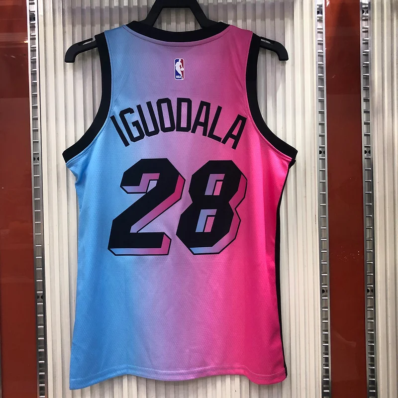 2021 Season NBA Miami Heat basketball jersey city version #28 IGUODALA