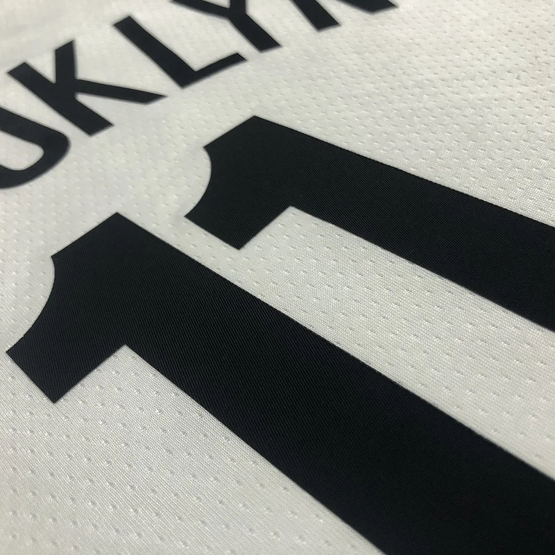 75th anniversary Brooklyn Nets Basketball jersey White #11 IRVING