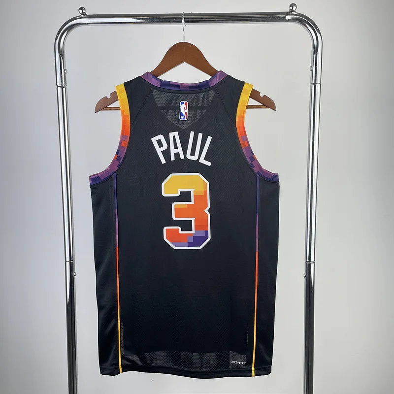 2023 Season NBA Phoenix Suns Basketball jersey trapeze limited #3 PAUL