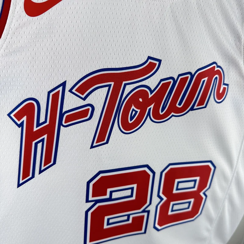 2024 Houston Rockets Basketball Jersey city version #28 SENGUN