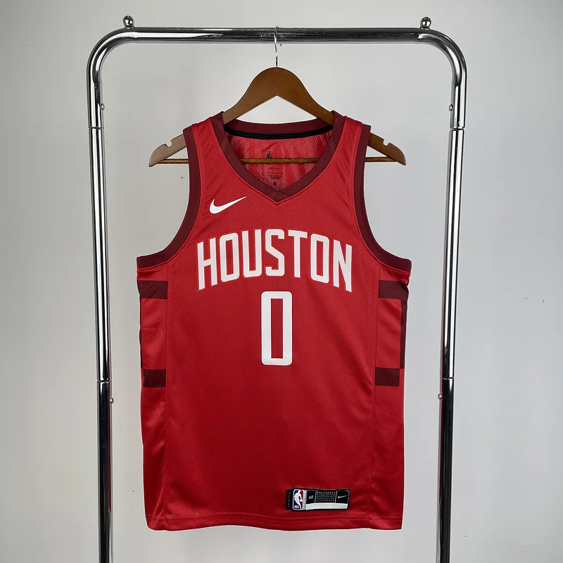 2019 Houston Rockets Basketball Jersey bonus edition #0 WESTBROOK