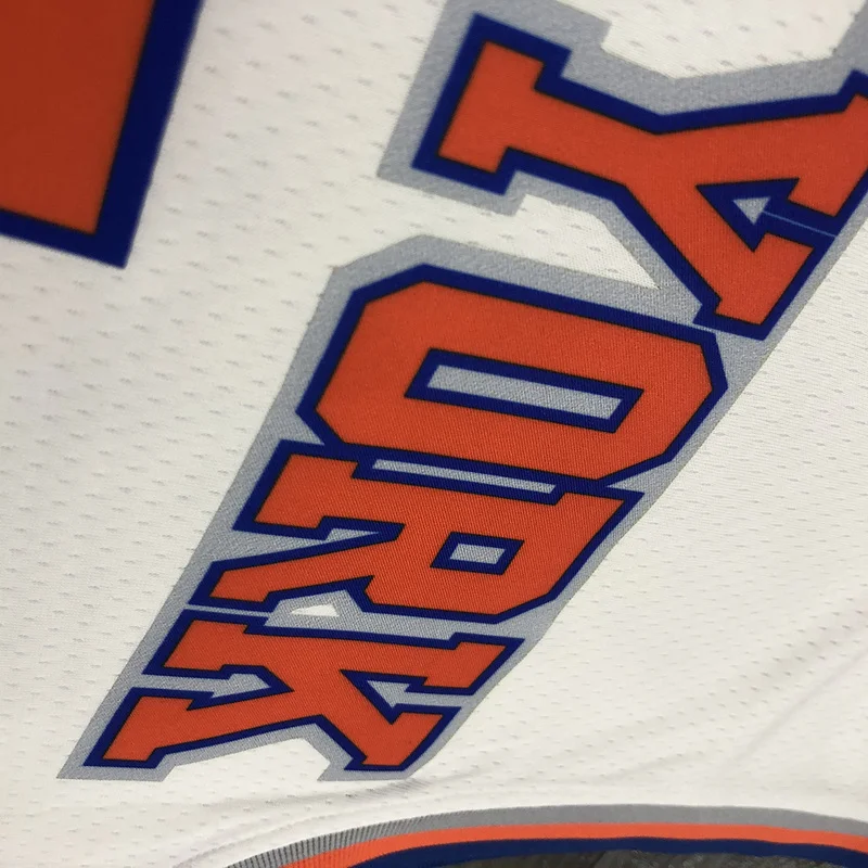 New York Knicks Basketball Jersey White #9 BARRETT