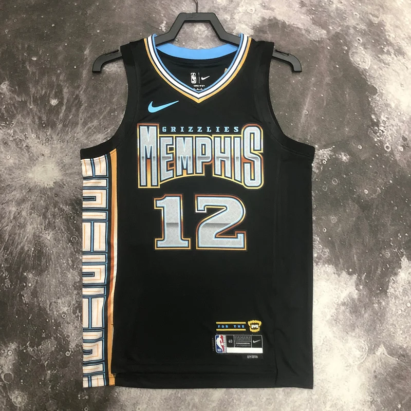 2023 Season NBA Memphis Grizzlies Basketball Jersey city version #12 MORANT