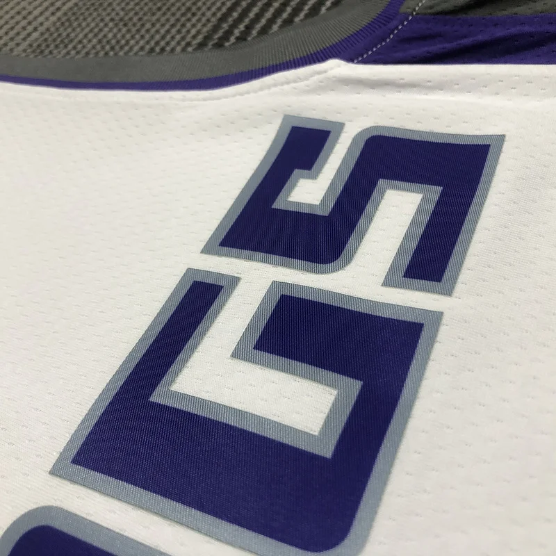 75th anniversary Sacramento Kings Basketball Jersey White #5 FOX